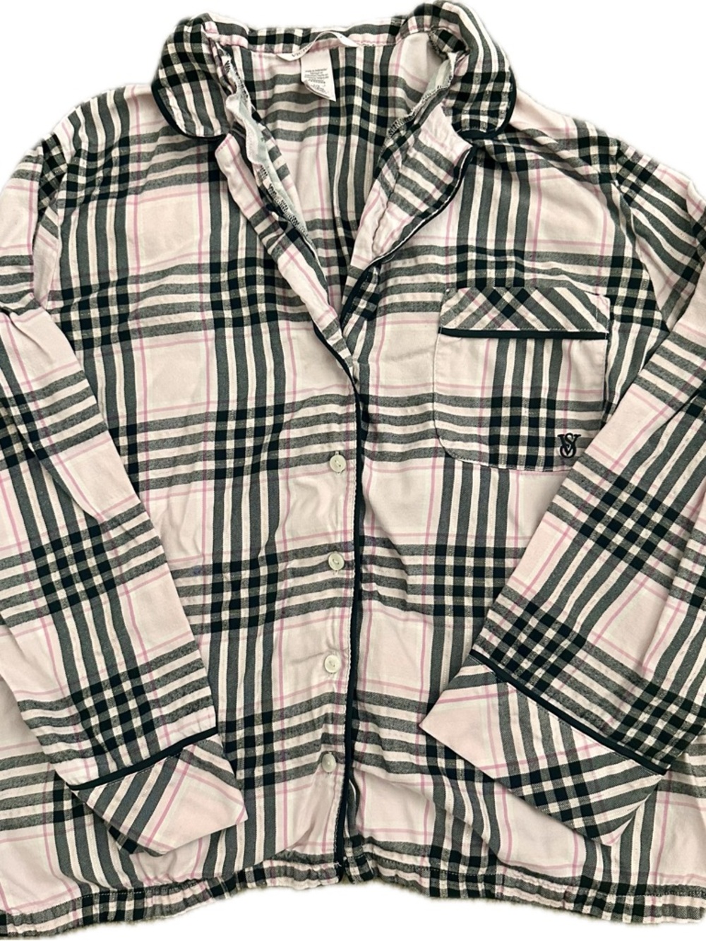 Victoria's Secret Flannel Long Pajama Set